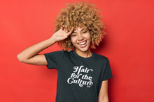 Load image into Gallery viewer, Hair for the Culture Black Tee
