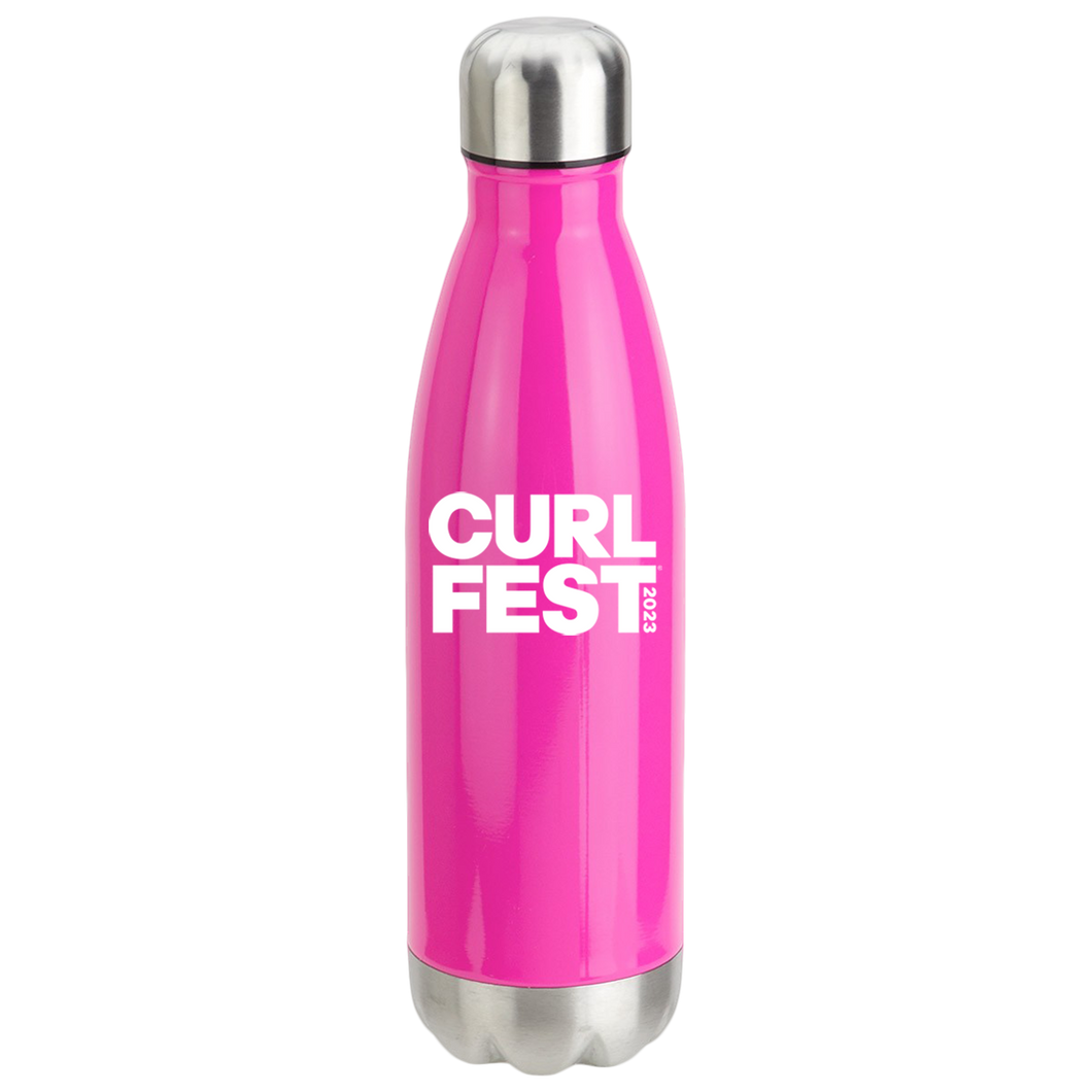 CURLFEST Water Bottle (Pink)